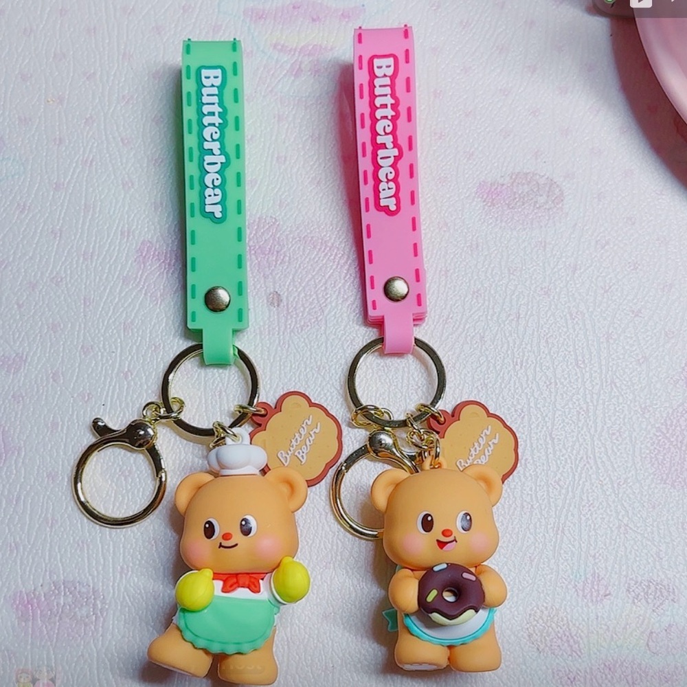 Butterbear Keychains with Bears